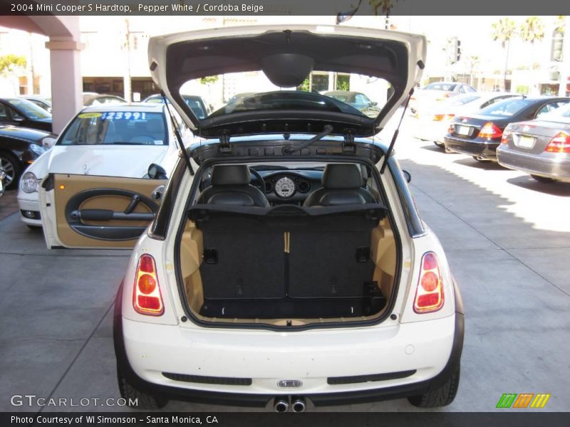 Pepper White / Cordoba Beige 2004 Mini Cooper S Hardtop
