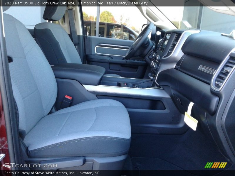 Delmonico Red Pearl / Black/Diesel Gray 2020 Ram 3500 Big Horn Crew Cab 4x4