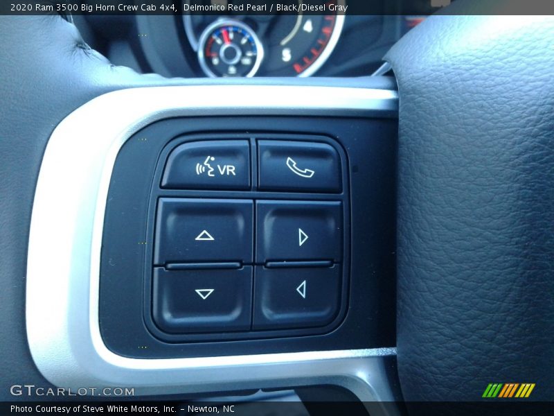 Delmonico Red Pearl / Black/Diesel Gray 2020 Ram 3500 Big Horn Crew Cab 4x4