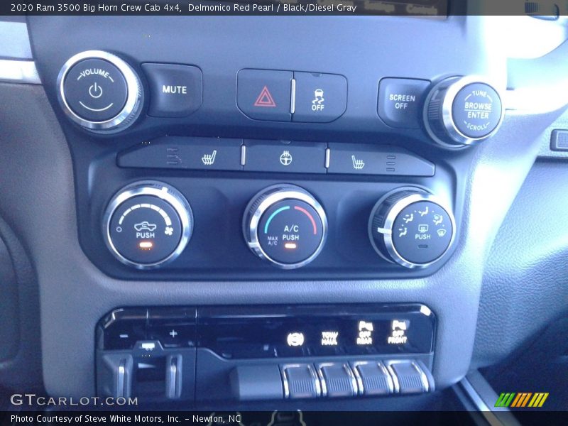 Delmonico Red Pearl / Black/Diesel Gray 2020 Ram 3500 Big Horn Crew Cab 4x4
