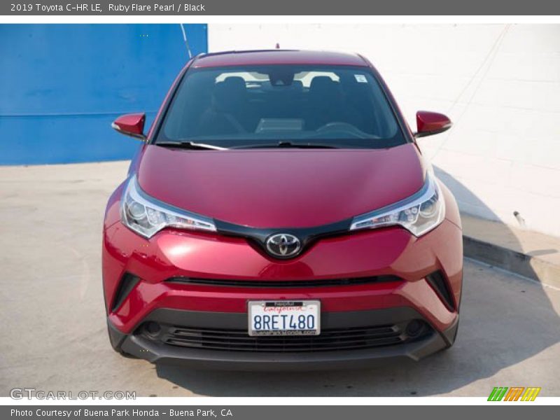 Ruby Flare Pearl / Black 2019 Toyota C-HR LE