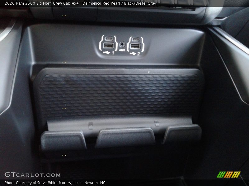 Delmonico Red Pearl / Black/Diesel Gray 2020 Ram 3500 Big Horn Crew Cab 4x4