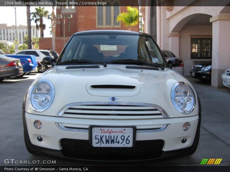Pepper White / Cordoba Beige 2004 Mini Cooper S Hardtop