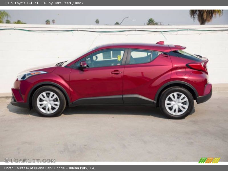 Ruby Flare Pearl / Black 2019 Toyota C-HR LE
