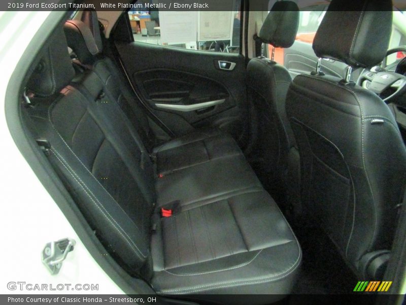 White Platinum Metallic / Ebony Black 2019 Ford EcoSport Titanium