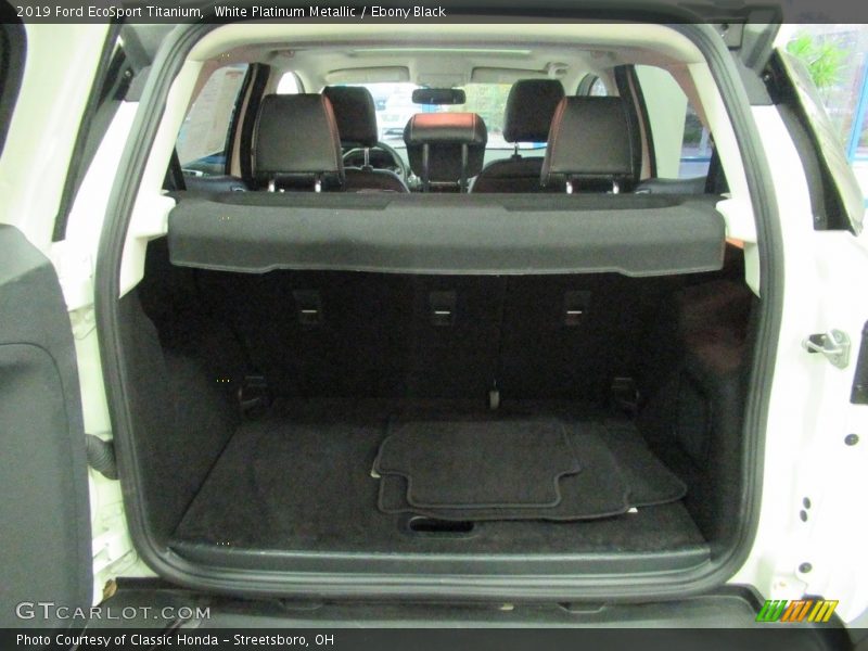 White Platinum Metallic / Ebony Black 2019 Ford EcoSport Titanium