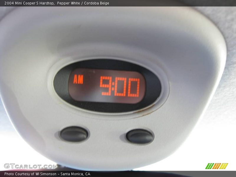 Pepper White / Cordoba Beige 2004 Mini Cooper S Hardtop