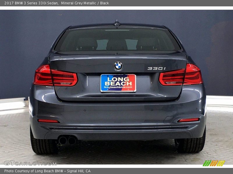Mineral Grey Metallic / Black 2017 BMW 3 Series 330i Sedan