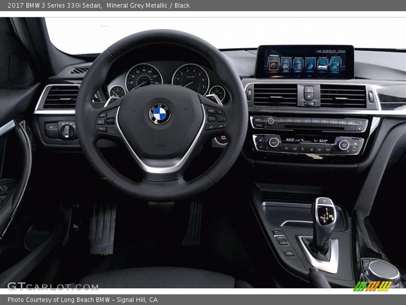Mineral Grey Metallic / Black 2017 BMW 3 Series 330i Sedan