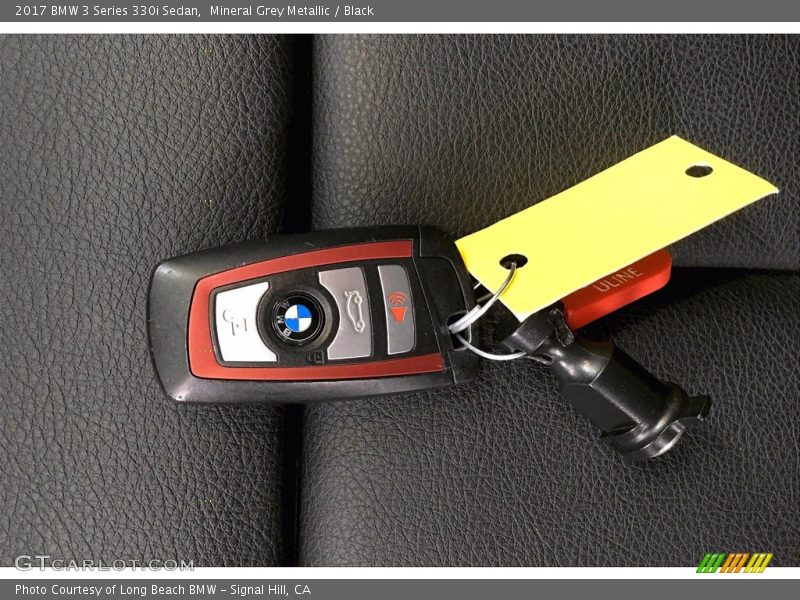Mineral Grey Metallic / Black 2017 BMW 3 Series 330i Sedan