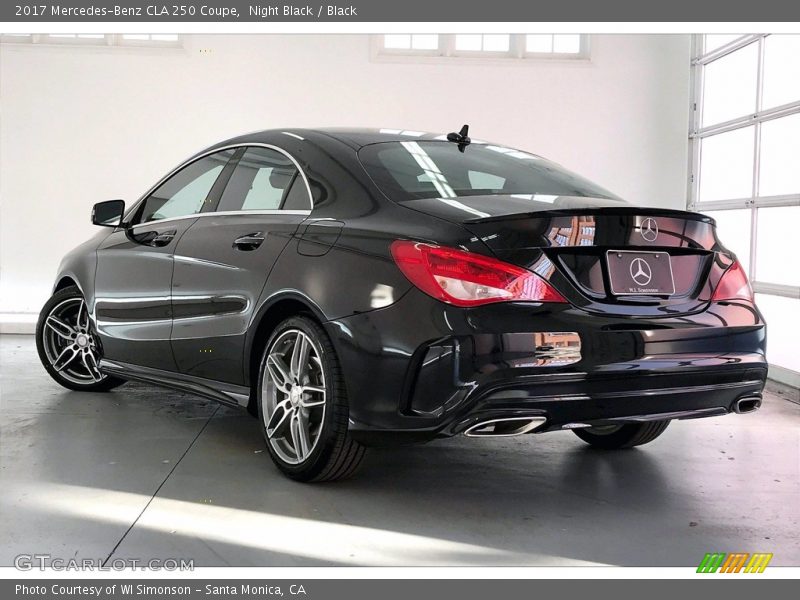 Night Black / Black 2017 Mercedes-Benz CLA 250 Coupe