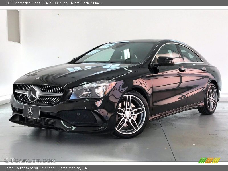 Night Black / Black 2017 Mercedes-Benz CLA 250 Coupe