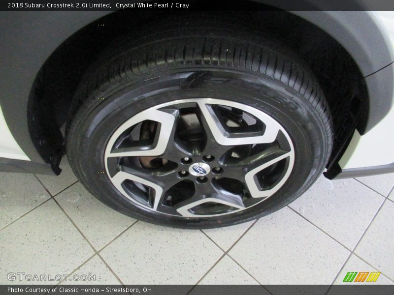 Crystal White Pearl / Gray 2018 Subaru Crosstrek 2.0i Limited