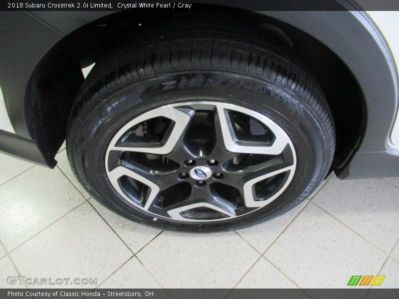 Crystal White Pearl / Gray 2018 Subaru Crosstrek 2.0i Limited