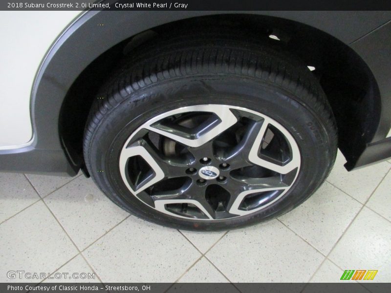 Crystal White Pearl / Gray 2018 Subaru Crosstrek 2.0i Limited