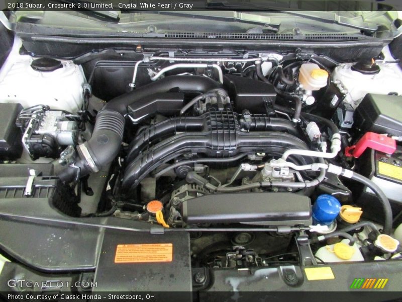 Crystal White Pearl / Gray 2018 Subaru Crosstrek 2.0i Limited