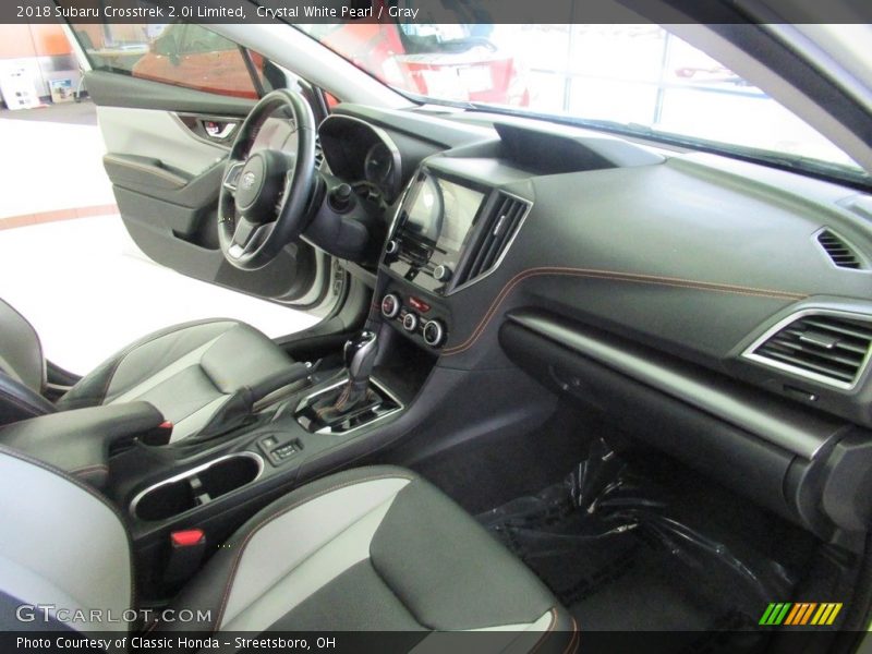 Crystal White Pearl / Gray 2018 Subaru Crosstrek 2.0i Limited
