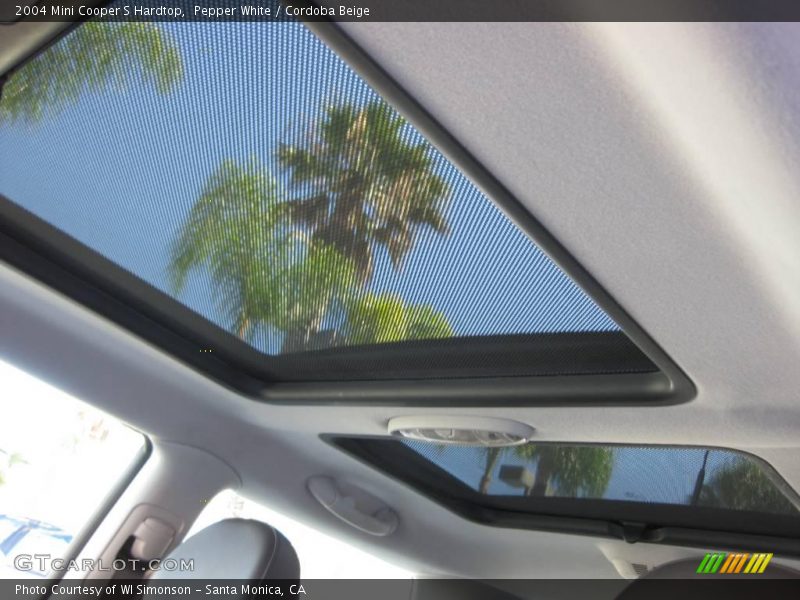 Pepper White / Cordoba Beige 2004 Mini Cooper S Hardtop