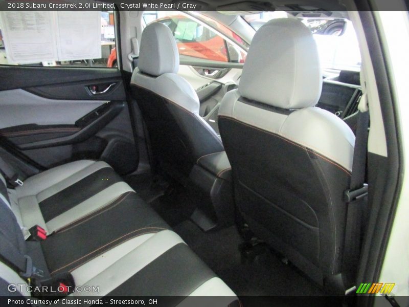 Crystal White Pearl / Gray 2018 Subaru Crosstrek 2.0i Limited