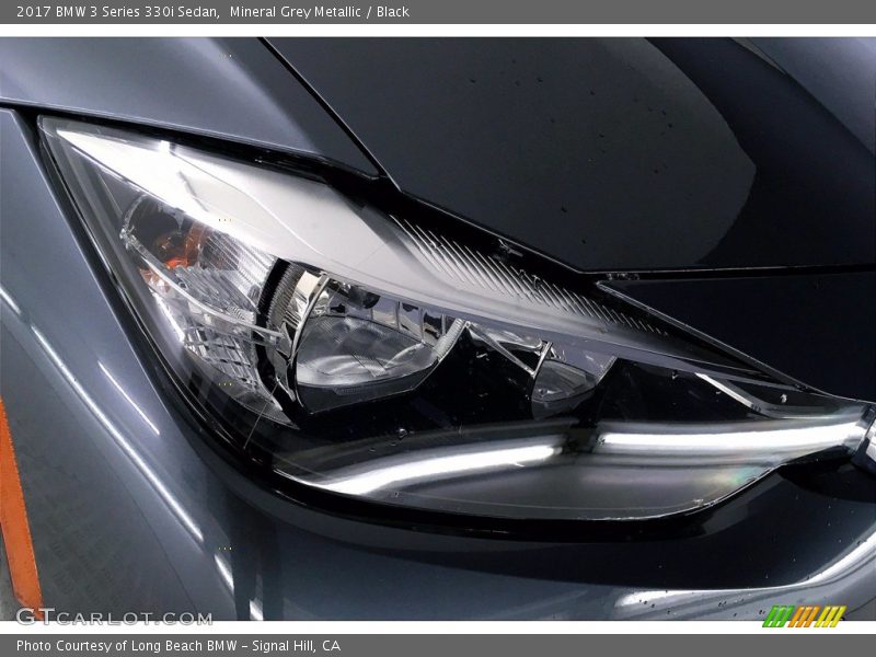 Mineral Grey Metallic / Black 2017 BMW 3 Series 330i Sedan