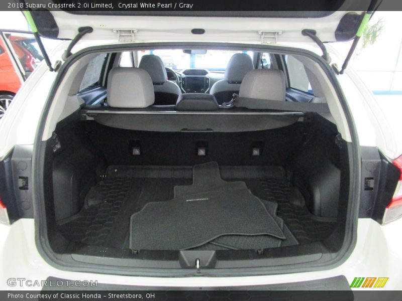 Crystal White Pearl / Gray 2018 Subaru Crosstrek 2.0i Limited