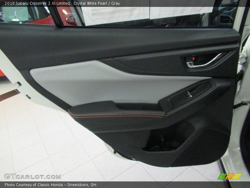 Crystal White Pearl / Gray 2018 Subaru Crosstrek 2.0i Limited