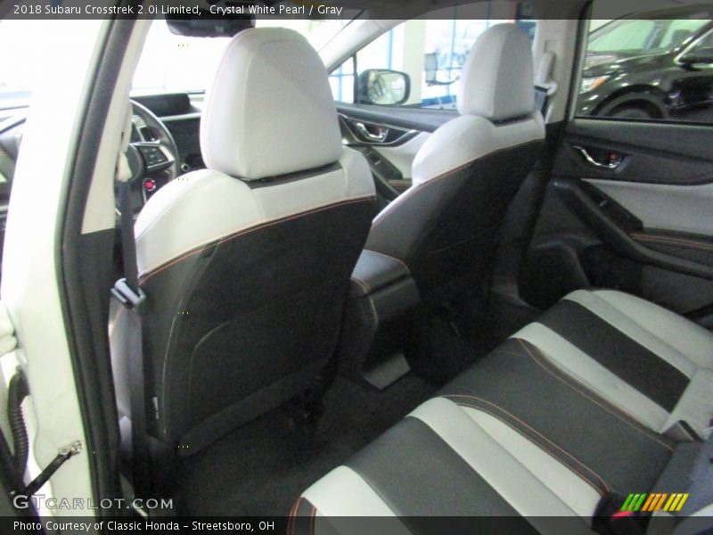 Crystal White Pearl / Gray 2018 Subaru Crosstrek 2.0i Limited