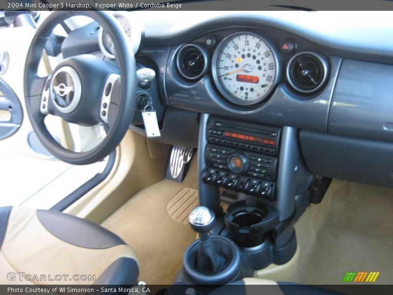 Pepper White / Cordoba Beige 2004 Mini Cooper S Hardtop