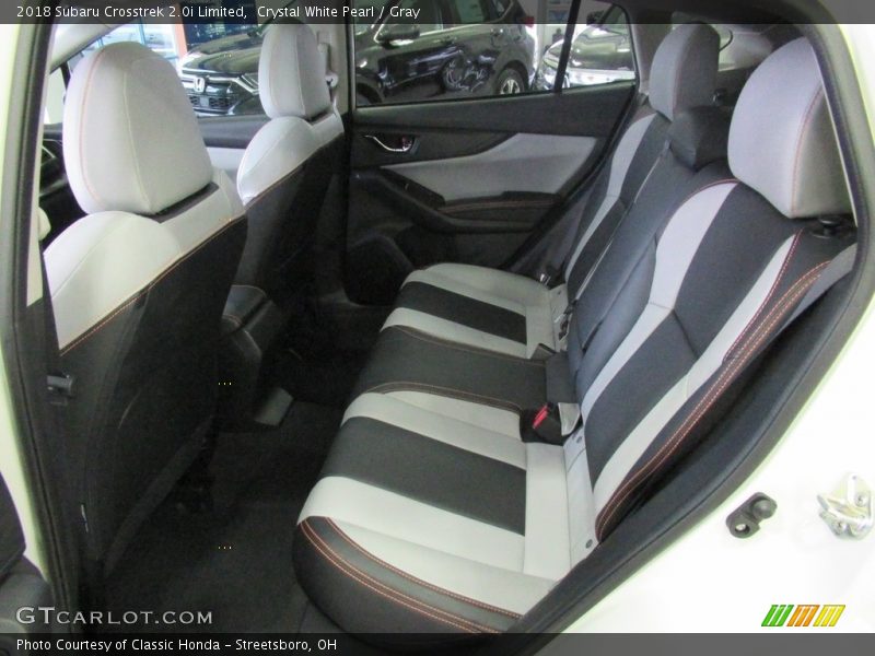 Crystal White Pearl / Gray 2018 Subaru Crosstrek 2.0i Limited