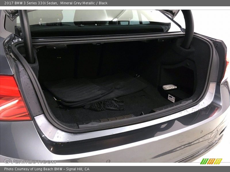 Mineral Grey Metallic / Black 2017 BMW 3 Series 330i Sedan