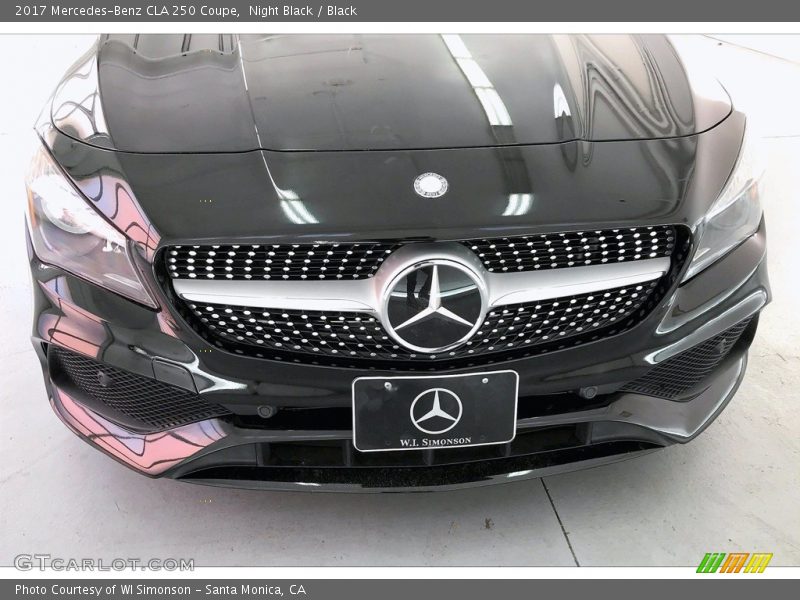 Night Black / Black 2017 Mercedes-Benz CLA 250 Coupe