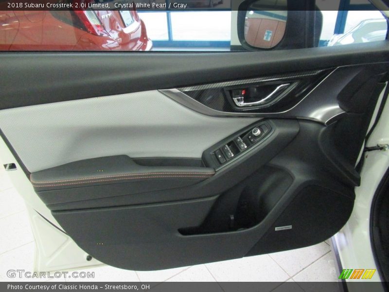 Crystal White Pearl / Gray 2018 Subaru Crosstrek 2.0i Limited