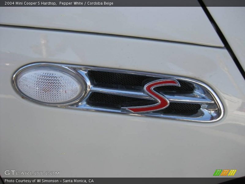 Pepper White / Cordoba Beige 2004 Mini Cooper S Hardtop