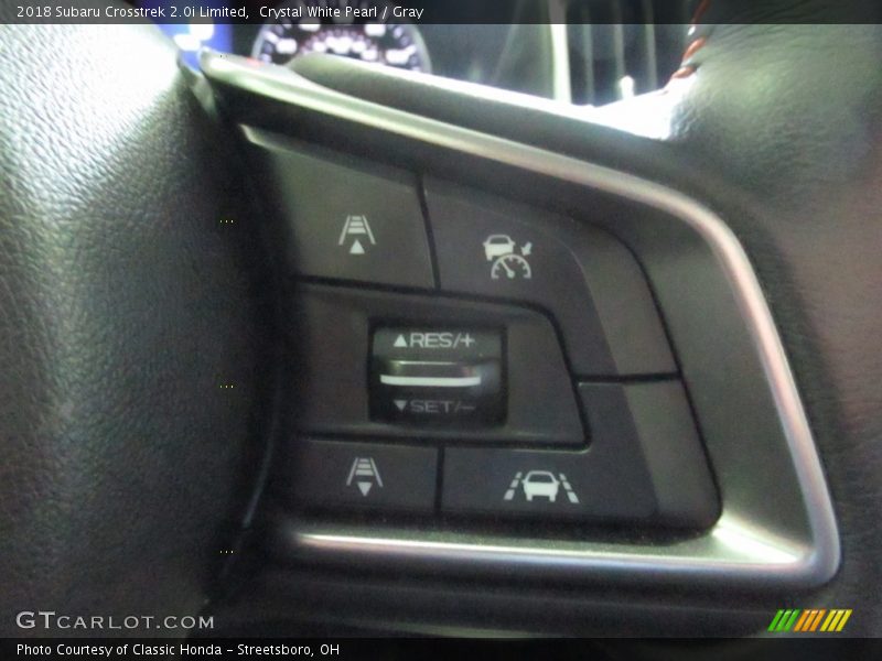 Crystal White Pearl / Gray 2018 Subaru Crosstrek 2.0i Limited
