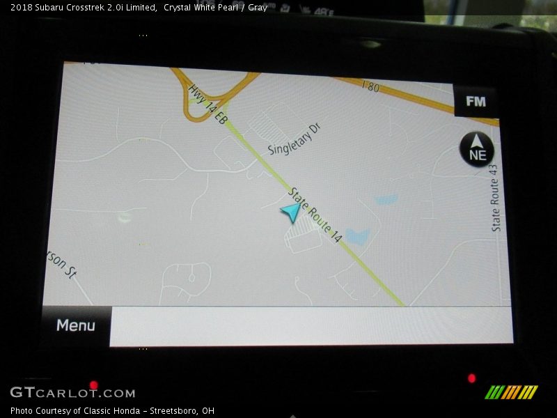 Crystal White Pearl / Gray 2018 Subaru Crosstrek 2.0i Limited