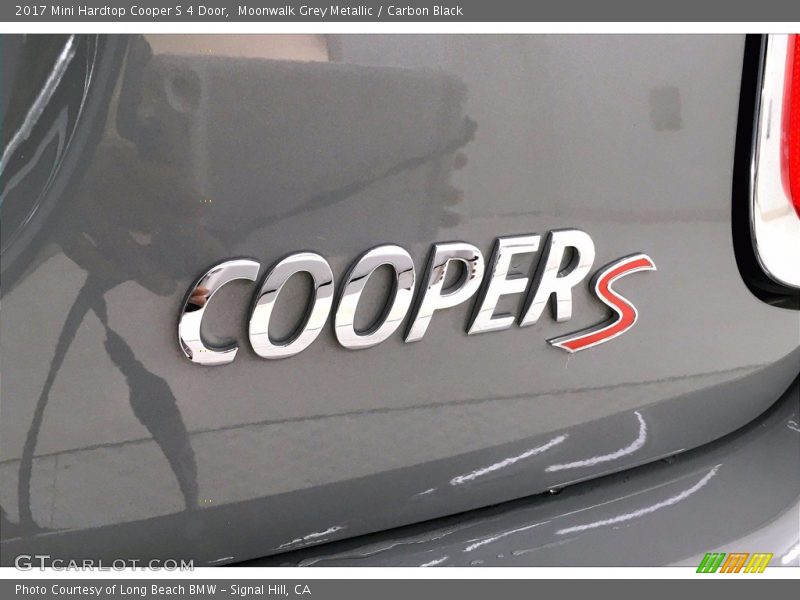 Moonwalk Grey Metallic / Carbon Black 2017 Mini Hardtop Cooper S 4 Door