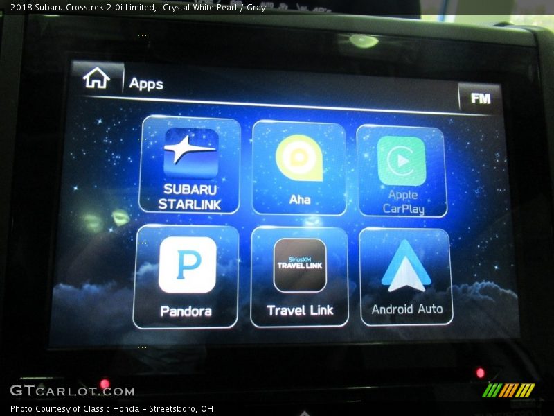 Crystal White Pearl / Gray 2018 Subaru Crosstrek 2.0i Limited