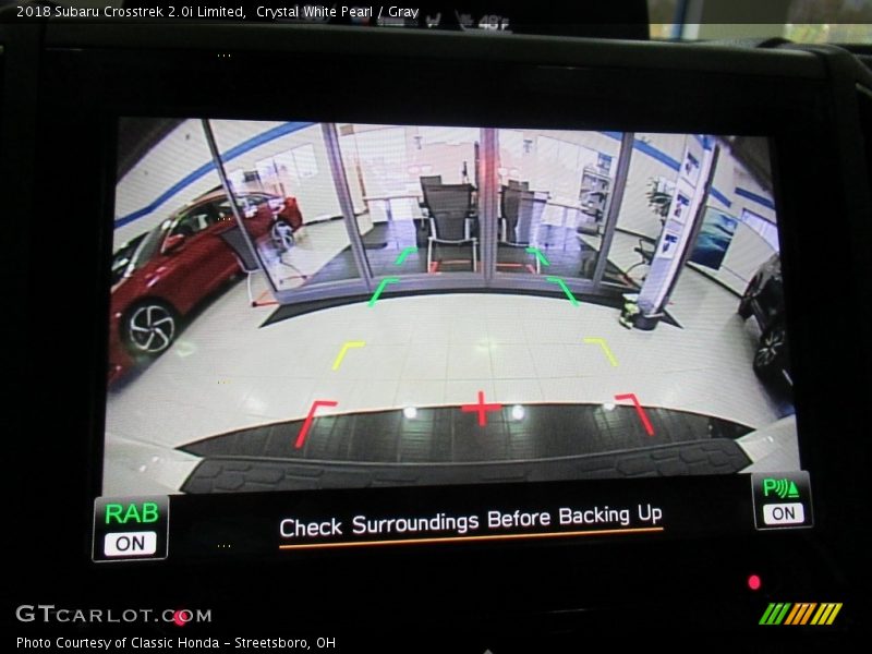 Crystal White Pearl / Gray 2018 Subaru Crosstrek 2.0i Limited