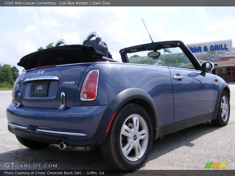 Cool Blue Metallic / Dark Grey 2005 Mini Cooper Convertible