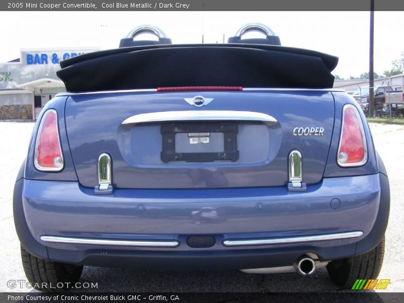 Cool Blue Metallic / Dark Grey 2005 Mini Cooper Convertible
