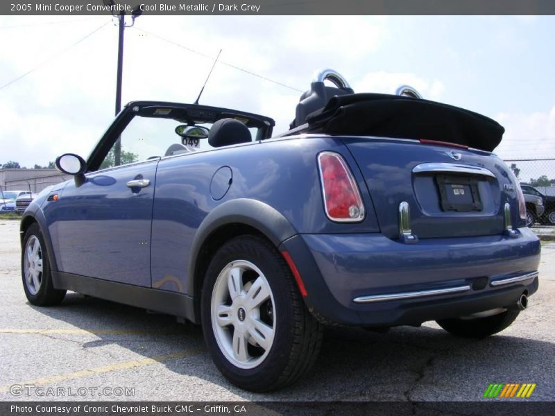 Cool Blue Metallic / Dark Grey 2005 Mini Cooper Convertible