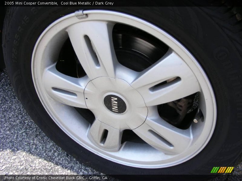 Cool Blue Metallic / Dark Grey 2005 Mini Cooper Convertible