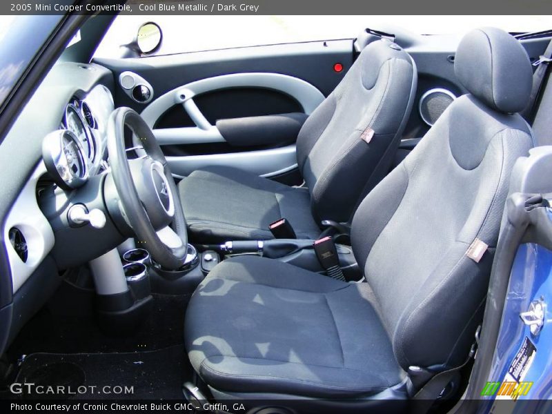 Cool Blue Metallic / Dark Grey 2005 Mini Cooper Convertible