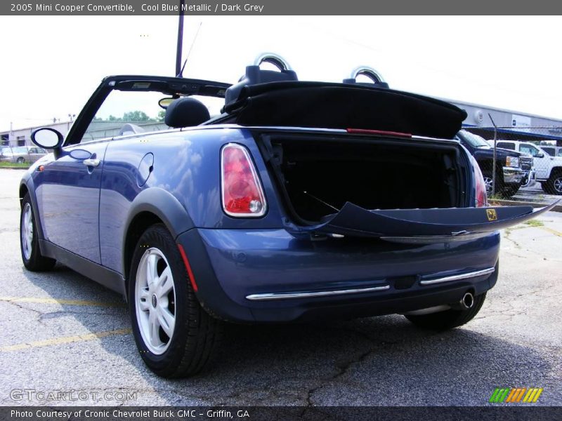Cool Blue Metallic / Dark Grey 2005 Mini Cooper Convertible