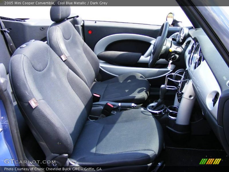Cool Blue Metallic / Dark Grey 2005 Mini Cooper Convertible