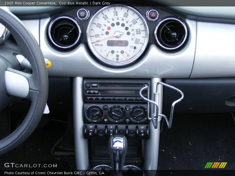 Cool Blue Metallic / Dark Grey 2005 Mini Cooper Convertible