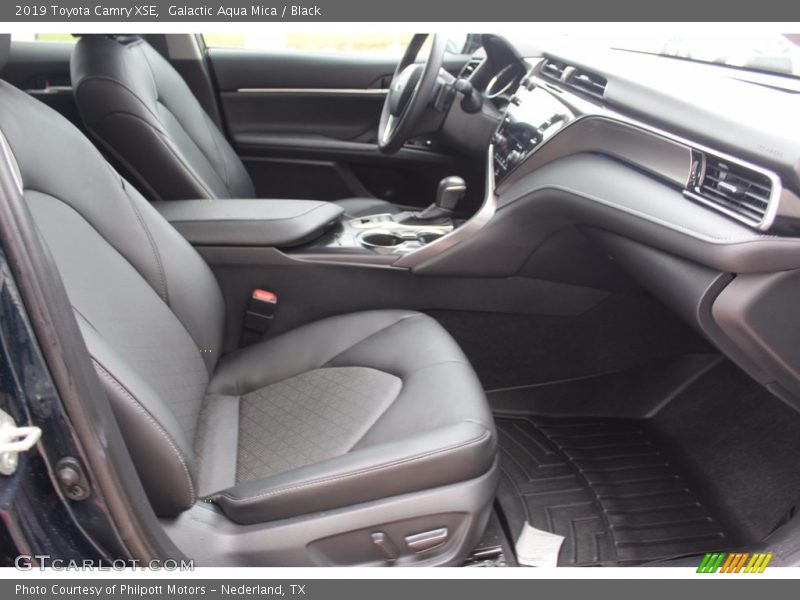 Galactic Aqua Mica / Black 2019 Toyota Camry XSE