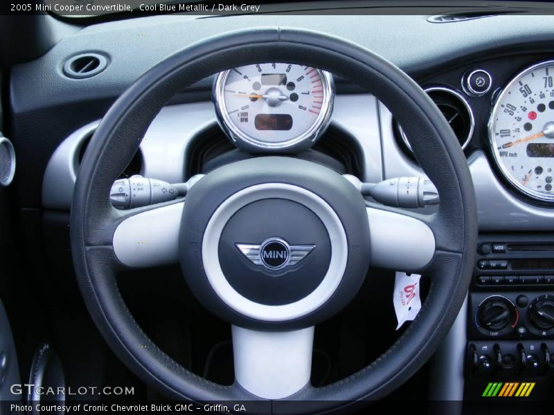 Cool Blue Metallic / Dark Grey 2005 Mini Cooper Convertible