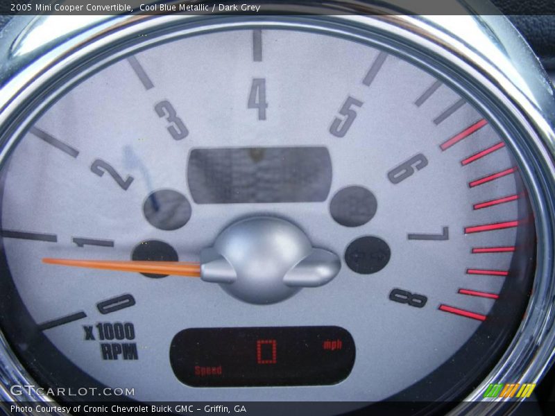Cool Blue Metallic / Dark Grey 2005 Mini Cooper Convertible