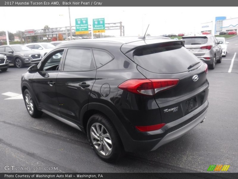 Black Noir Pearl / Gray 2017 Hyundai Tucson Eco AWD